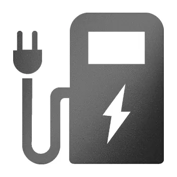 samolepka Nabíjecí stanice 001 levá elektromobil charge (41 - grafitová metalíza) SAMOLEPKA NA AUTO, NÁLEPKA, FÓLIE, POLEP, TUNING, VLASTNÍ TEXT, TISK, AUTOSAMOLEPKY.cz, POLEPY, OBRÁZEK, LOGO, 3D STICKERS