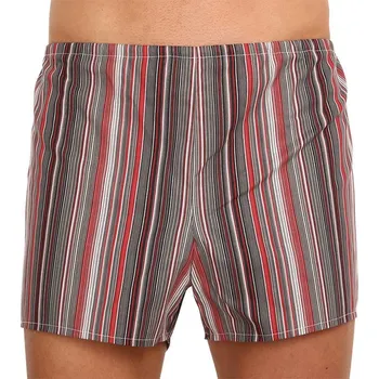 Trenýrky Klasické pánské trenky Foltýn červené s proužky extra nadrozměr 9XL Možnost vrácení zboží ZDARMA do 120 dnů!