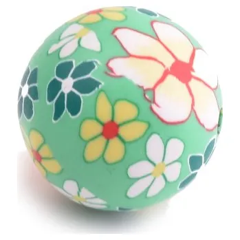 Dětské navlékací korálky Korálek 18mm zelený - 1ks