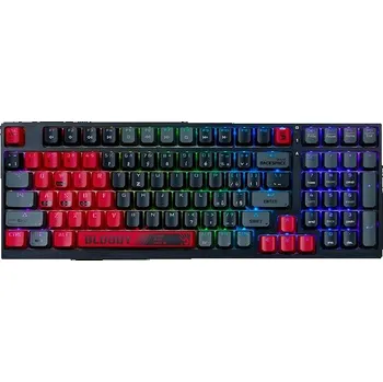 Klávesnice A4tech Bloody S98 Sports 80%, Red Switch, USB, černá/červená - CZ