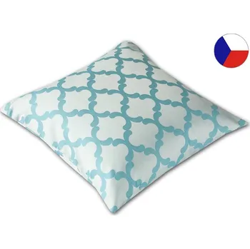 Povlak na dekorativní polštářek Damaškový povlak na polštář 40x40 EXCELLENT DIAMANT Zámkovka šedomodrá