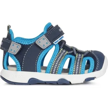 Dívčí obuv Dětské sandály Geox B SANDAL MULTY BOY 20-23 EU 21 Modrá, Tmavě modrá, Bílá