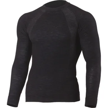 WAPOL pánské merino triko - Černá 9090 / L/XL / Černá