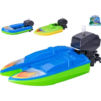 Houpací síť Mikro trading Člun na natažení - plující po vodě