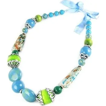 Náhrdelník Prosperk Náhrdelník dlouhý modré korále S1184