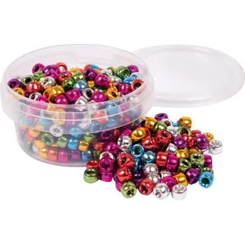 Dětské navlékací korálky Korálky 300ks metalické barvy