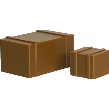 Úložný box Dřevěná bedna 1:43 bez palety čtvercový