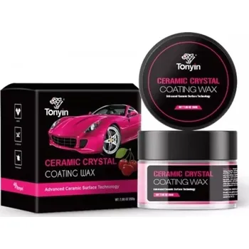 Autovosk TONYIN Ceramic Crystal Coating Wax Cherry 200 g Vosk s vysokým obsahem SiO2 a vůní třešní