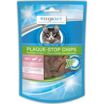 Pamlsek pro kočku bogadent PLAQUE-STOP CHIPS FISH pro kočky 50 g