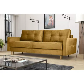 Pohovka Pohovka Floro, hořčicová (Monolith 48/natur)