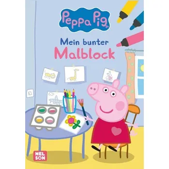 První čtění Peppa Wutz Ausmalbilder: Mein bunter Malblock