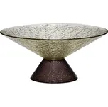 Zeleno-hnědá skleněná mísa na ovoce ø 25 cm Bonbon – Hübsch ID_1660200