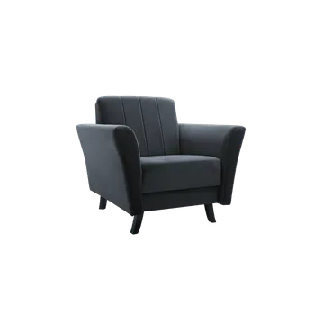 Sedací souprava IDZ Křeslo LINA Barva látky: PAROS 06 (Tmavá šedá)