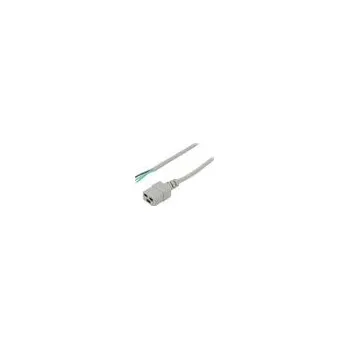 Napájecí kabel LIAN DUNG Kabel 3x1,5mm2 IEC C19 zásuvka,vodiče PVC Dél: 1,5m šedá 16A