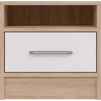 Noční stolek Noční stolek Smart, sonoma/bílá