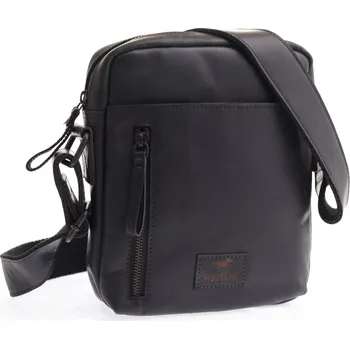 Pánská kožená taška přes rameno Mustang Trento černá