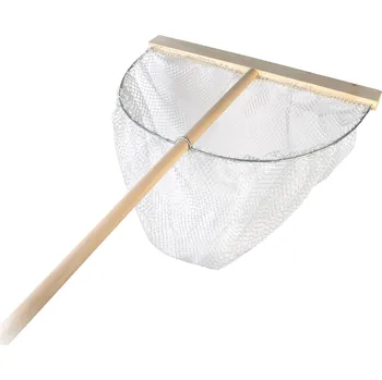 Podběrák RAGOT Podběrák na sběr korýšů z galvanizované oceli a bavlny bílý Průměr 60cm