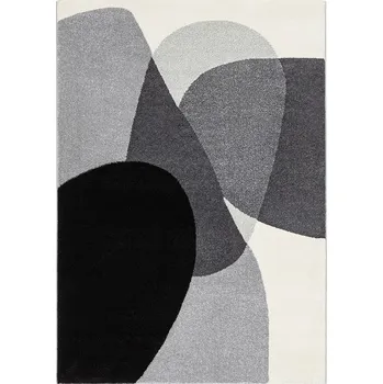 Koberec Breno Kusový koberec LARA L258A-SFI28, 160x230 cm, Šedá/Vícebarevné