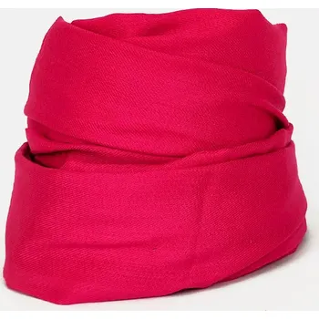 Šátek Dámský jednobarevný pašmínový šátek H-1825 růžový, VELIKOST UNI