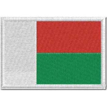 Nášivka Pelisport nášivka Madagaskarská vlajka 6 x 4 cm