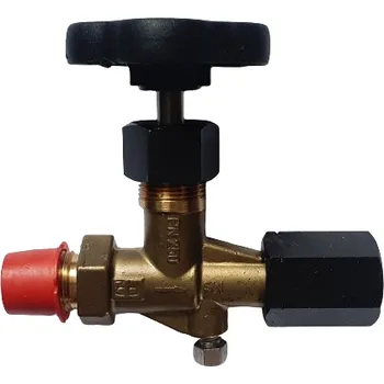 Ventil SUKU manometrový ventil 2-cestný M20x1,5 PN250, mosazný F/M (60171)