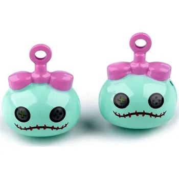 Rolničky halloween - mint (10 ks)