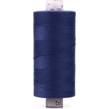 Nit Polyesterová nit Amann Aspo 120, královská modrá 1303, 1000 m