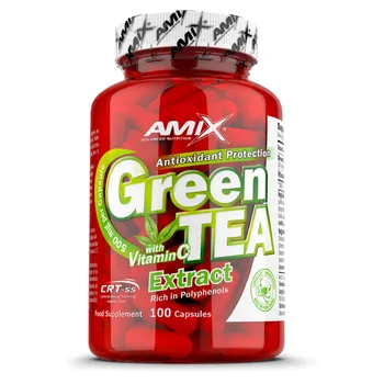 Přírodní produkt Amix Green Tea Extract with Vitamin C 100 cps.