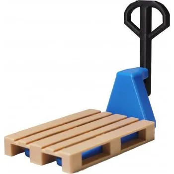 Paletový vozík + europaleta Modrá 1:64