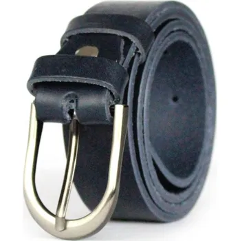 Opasek Dámský kožený pásek DM-2,5-21-42 tmavě-modrý, VELIKOST 95