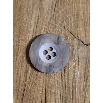 Knoflík Knoflík 34 mm matný béžový