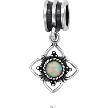 Korálek Prosperk Korálek stříbrný na náramek Opal S5155