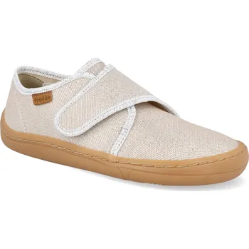 Dívčí bačkory Barefoot plátěnky Froddo - Slippers Gold shine zlaté Velikost: 29