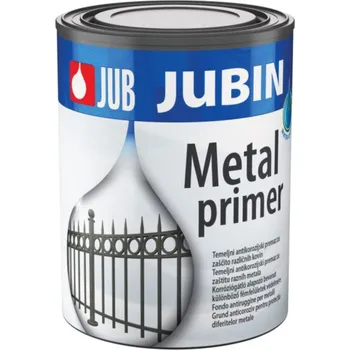 barva na kov JUB JUBIN Metal primer základní rychleschnoucí antikorozní barva na železo a barevné kovy 0.65 l Šedá