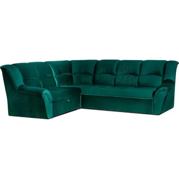 Sedací souprava Rohová sedací souprava DUBAJ XL, levá, zelená (Monolith 37)