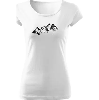 Dámské tričko Tričko s potiskem Hory dámské