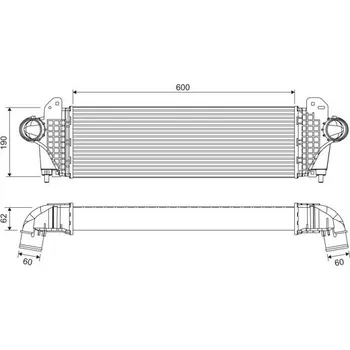 Chladič motoru Chladič turba VALEO 818694