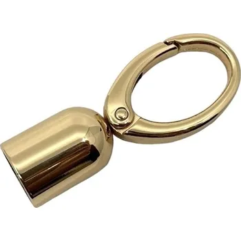 Jištění Oválná koncová karabina - zlatá