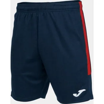 Chlapecké kraťasy Pánské/Chlapecké sportovní šortky JOMA ECO CHAMPIONSHIP BERMUDA NAVY RED Velikost: XL, Barva: NAVY-RED