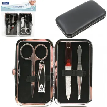 Velká manikúra 4-dílná pouzdro 11 x 6 cm