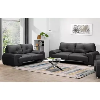 Sedací souprava Sedací souprava omega Lux 3+2+1, černá (Vega 99)