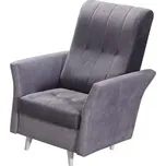 Křeslo Marjo, šedá (Vogue 15/14+bílé)