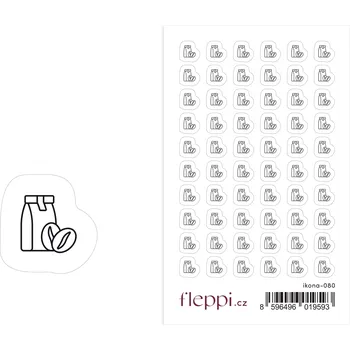 samolepka Fleppi Samolepky ikonky – Káva