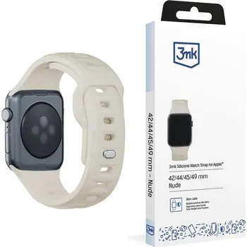 Chytré hodinky 3mk řemínek Watch Strap pro Apple 42/44/45/49 mm Nude 5903108565790