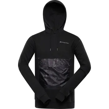 Pánská mikina Alpine Pro Bord Pánská bavlněná mikina MSWB389 černá XXXL