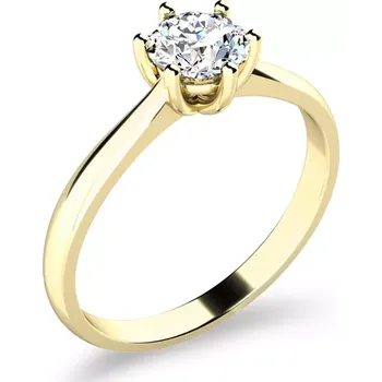 Prsten Zásnubní prsten žluté zlato 585/1000 přírodní diamant 0.50 ct G/SI ZP-10965-ZL-DIA velikost 50