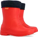 Dětské zateplené holinky Demar Dino D červené