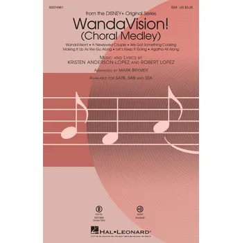 WandaVision! (Choral Medley) / SSA* a klavír/akordy