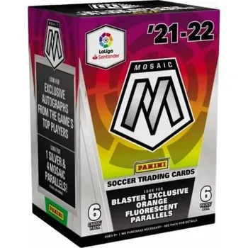 Sběratelská karetní hra 2021-2022 Panini Mosaic La Liga Blaster Box - Orange Fluorescent Parallels
