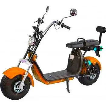 Elektrokoloběžka Elektrická koloběžka Chopper 60V 1200W baterie Li-ion 21Ah oranžová